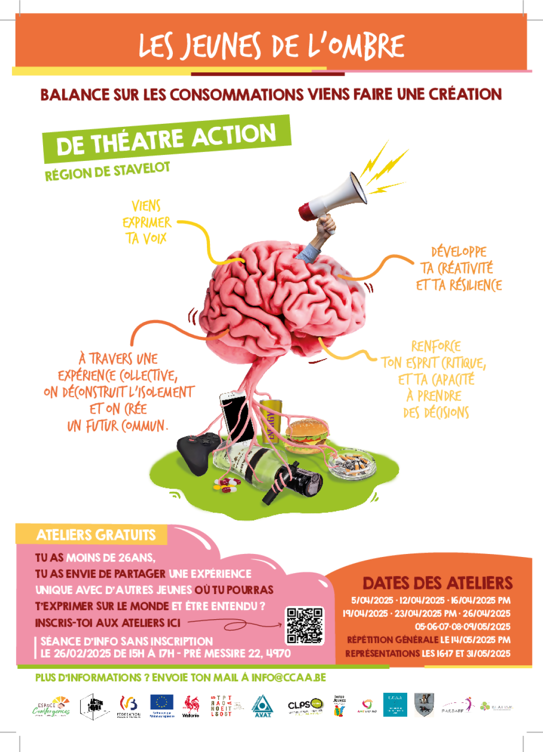 Théâtre action : les jeunes de l'Ombre